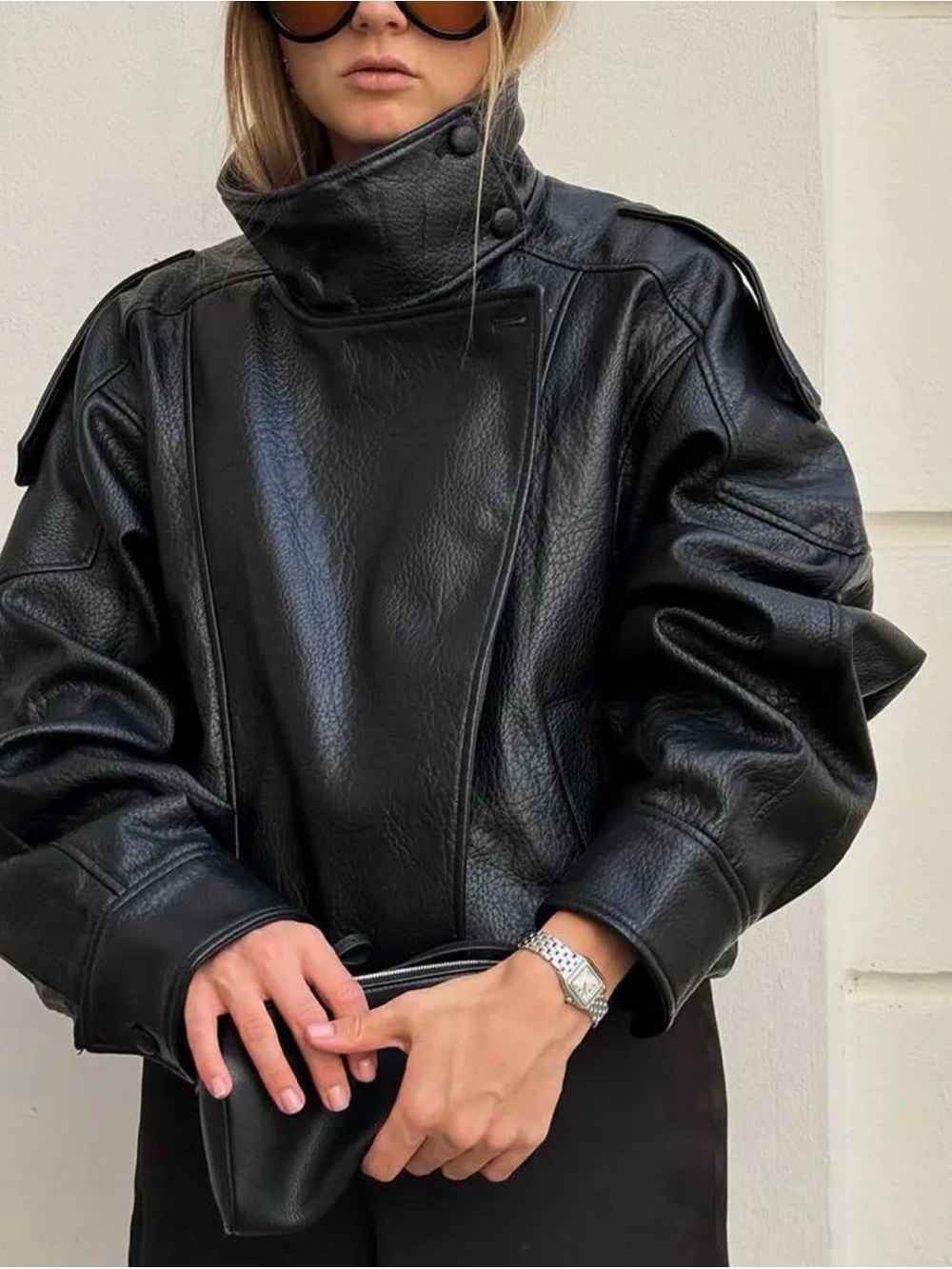 ZARA Viral Faux Leather Jacket - Picture 2 of 7